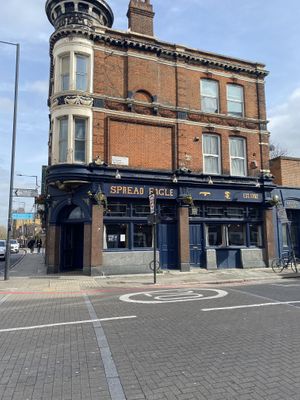 View from outside   at The Spread Eagle in East London