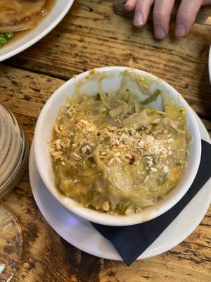 Leek gratin  at The Spread Eagle in East London