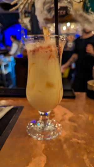 Pina colada at The Spread Eagle in East London