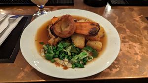 beet wellington at The Spread Eagle in East London