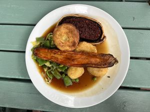 Beet Wellington roast   at The Spread Eagle in East London