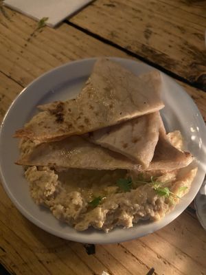 Flatbread & Hummus  at The Spread Eagle in East London