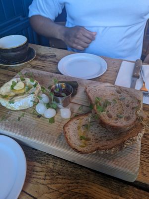 Cheese board at The Spread Eagle in East London