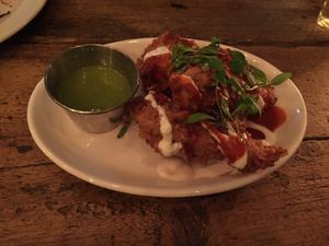 Chick'n wings at The Spread Eagle in East London