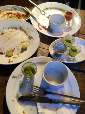 All gone! at The Spread Eagle in East London