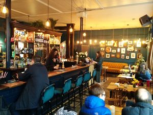 interior at The Spread Eagle in East London