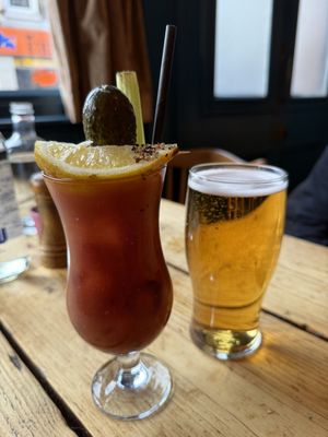 Best Vegan Bloody Mary  at The Spread Eagle in East London