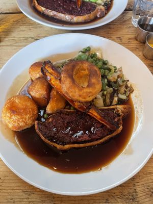 Beet Wellington roast meal  at The Spread Eagle in East London