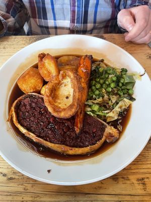 Beet Wellington roast meal  at The Spread Eagle in East London