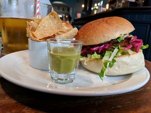 MFC Burger at The Spread Eagle in East London