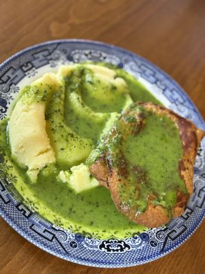 Pie and mash  at The Spread Eagle in East London