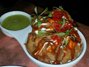 Chicken wings at The Spread Eagle in East London