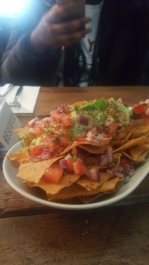 Nachos at The Spread Eagle in East London