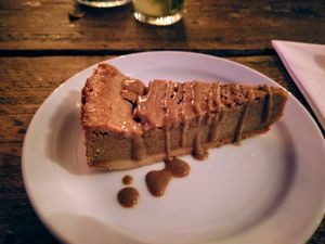 I think it was a cheesecake...  at The Spread Eagle in East London