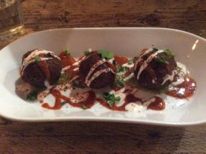 Chorizo croquettes at The Spread Eagle in East London
