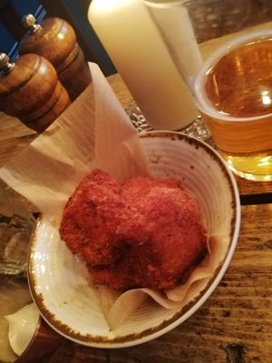 Croquettes with truffle mayo at The Spread Eagle in East London