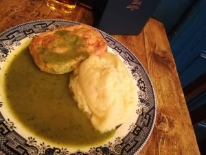 Pie and mash at The Spread Eagle in East London