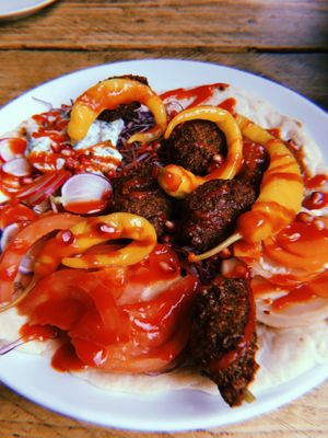 Falafel 🧆  at The Spread Eagle in East London