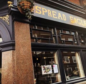 Outside at The Spread Eagle in East London