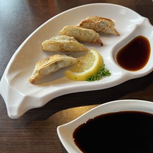 Sakura Sushi & Grill Vegan Sushi - Vegetable Gyoza  at Sakura Sushi & Grill in Cochrane