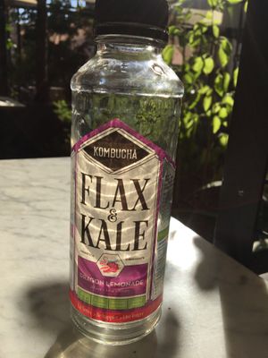 One of the best kombucha’s I’ve ever had  at Flax & Kale - Sant Pere Mes in Barcelona