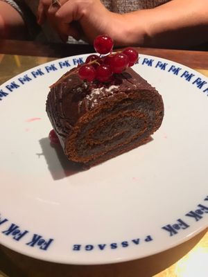 Christmas limited edition dessert   at Flax & Kale - Sant Pere Mes in Barcelona