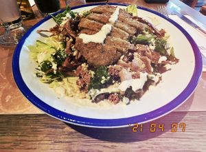 Vegan Caesar Salad   at Flax & Kale - Sant Pere Mes in Barcelona