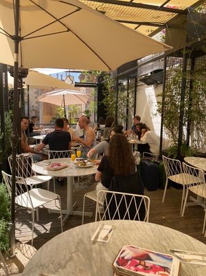 Terrace  at Flax & Kale - Sant Pere Mes in Barcelona