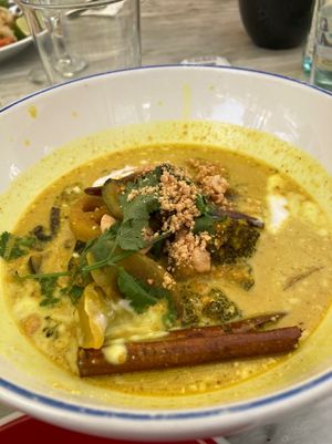 Squash curry at Flax & Kale - Sant Pere Mes in Barcelona