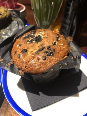 Miso-Ginger Muffin  at Flax & Kale - Sant Pere Mes in Barcelona