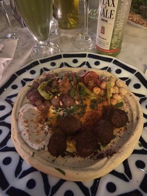 Hummus 😍  at Flax & Kale - Sant Pere Mes in Barcelona