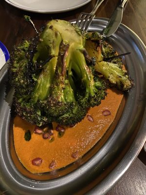 Broccoli and romesco   at Flax & Kale - Sant Pere Mes in Barcelona