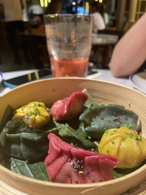 Gyozas  at Flax & Kale - Sant Pere Mes in Barcelona