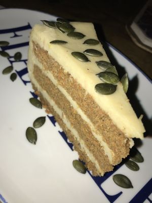 Carrot Cake  at Flax & Kale - Sant Pere Mes in Barcelona