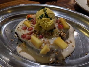 Dessert at Flax & Kale - Sant Pere Mes in Barcelona