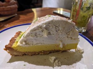 Lemon pie at Flax & Kale - Sant Pere Mes in Barcelona