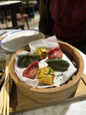 Dumplings  at Flax & Kale - Sant Pere Mes in Barcelona