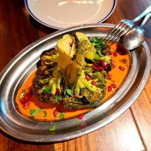 braised broccoli at Flax & Kale - Sant Pere Mes in Barcelona