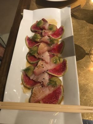 Sashimi at Flax & Kale - Sant Pere Mes in Barcelona