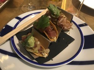 Mini tacos at Flax & Kale - Sant Pere Mes in Barcelona