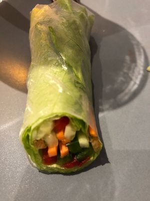 Reiseblatt mit Gemüse  at Café Bai Bua - Maybe closed in Merano