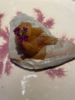 pickled turnip at El Invernadero de Rodrigo de la Calle in Madrid