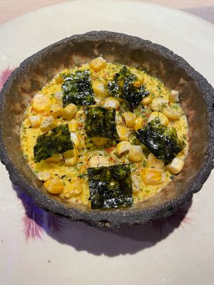 corn and huitlacoche at El Invernadero de Rodrigo de la Calle in Madrid