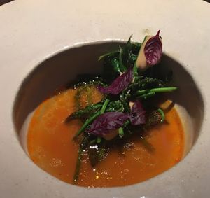 Vegan tasting menu at El Invernadero de Rodrigo de la Calle in Madrid