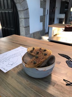 compote at El Invernadero de Rodrigo de la Calle in Madrid