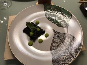 little drops at El Invernadero de Rodrigo de la Calle in Madrid