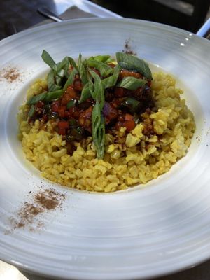 Tofu-something-pao  at Basilic Bistrot in Coyhaique