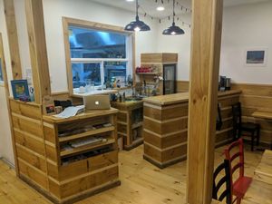 bar at Basilic Bistrot in Coyhaique