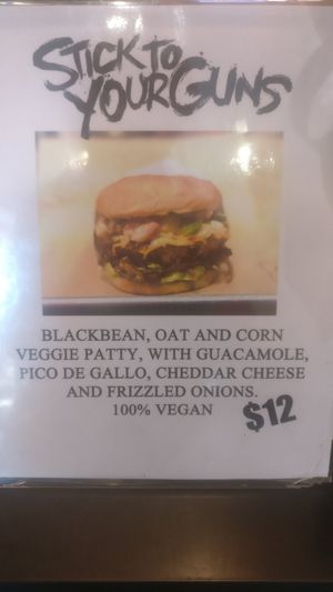 Stick to your guns! Woot! at Grill 'em All in Alhambra