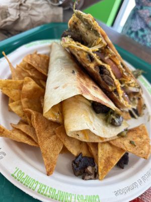 Beyond Meat Quesadilla   at The Veggie in Madison